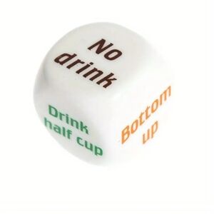 (BUY NOW)(1) Multicolor Dice for Drinking Games, NIP
